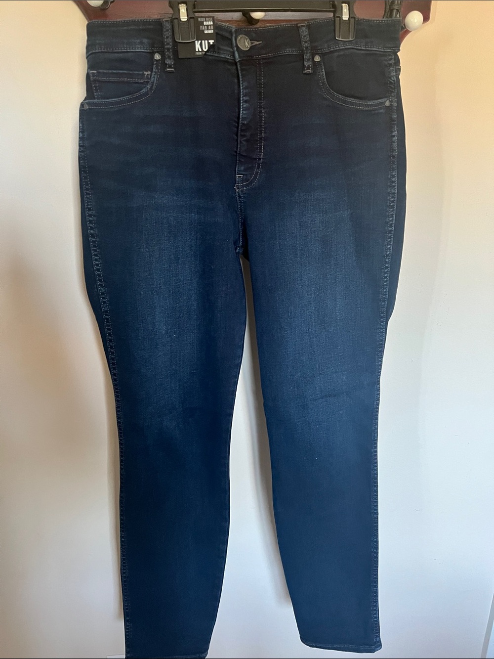 Kut from the Kloth Deep Indigo Skinny Jeans